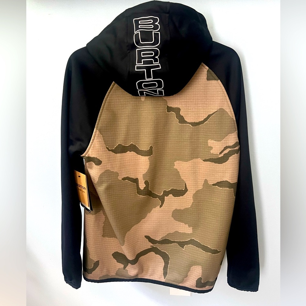 Burton Crown Weatherproof Full-Zip Fleece Jacket – Men’s – Camo/Black – Size S